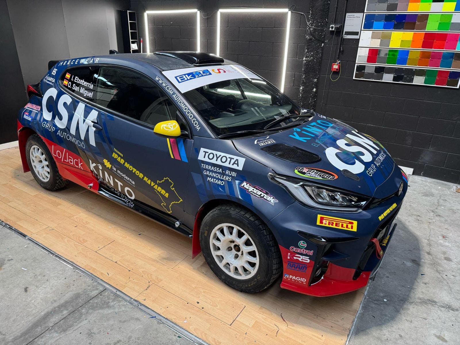 Mikel Etxeberria - Colocación de Patrocinadores 1